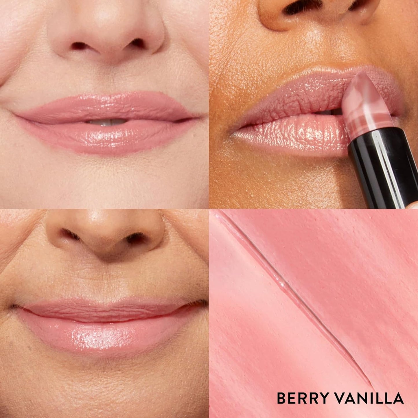 LAURA GELLER NEW YORK Italian Marble Sheer Lipstick - Berry Vanilla - Hydrating & Lightweight - Vitamin E & Caster Seed Oil - Cream Finish-Velvo Beauty