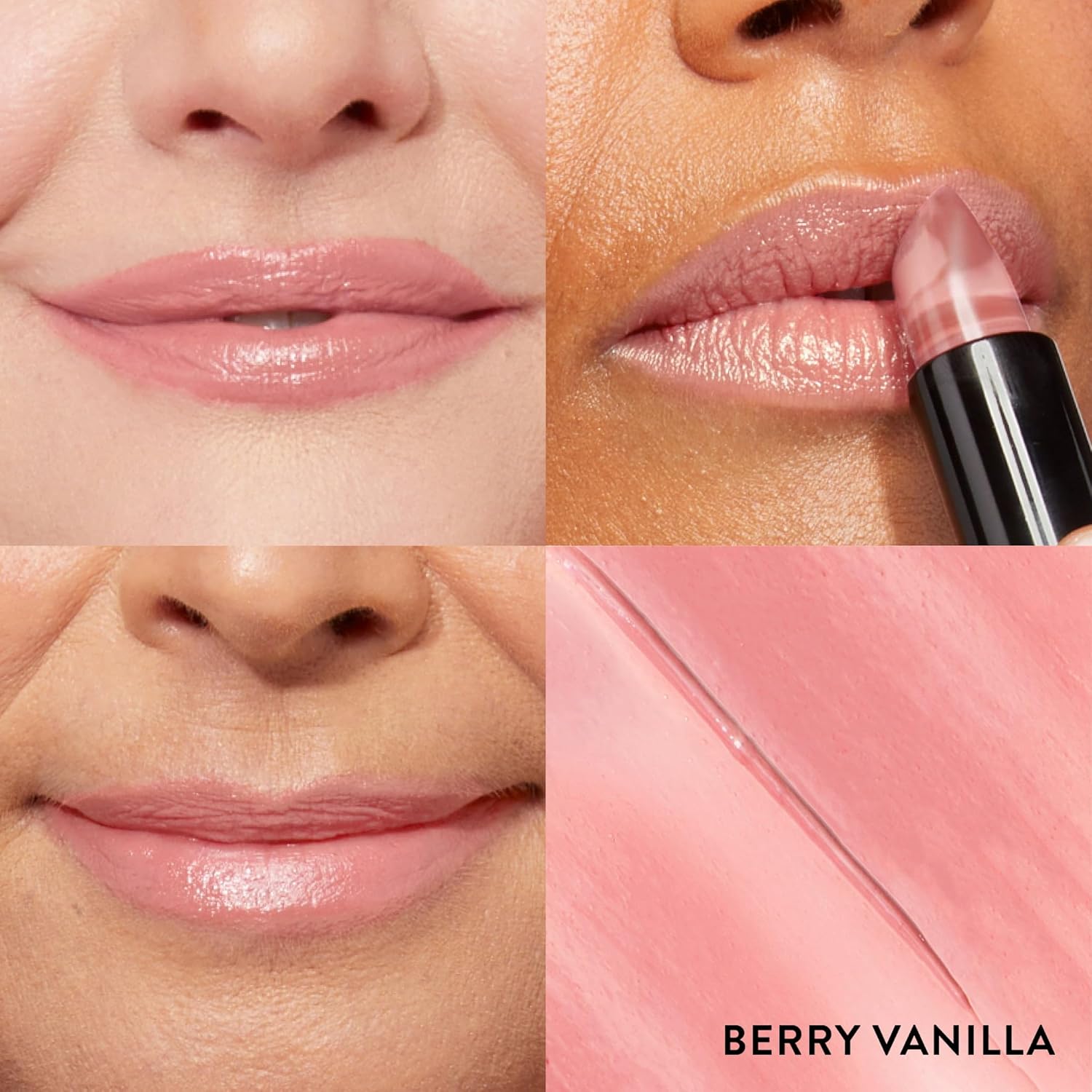 LAURA GELLER NEW YORK Italian Marble Sheer Lipstick - Berry Vanilla - Hydrating & Lightweight - Vitamin E & Caster Seed Oil - Cream Finish-Velvo Beauty