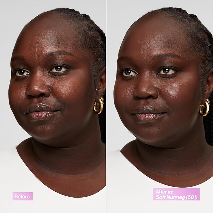 Revlon Illuminance Tinted Serum, Triple Hyaluronic Acid, Evens Out Skin Tone Over Time and Hydrates All Day, SPF 15, 601 Soft Nutmeg, 0.94 fl oz.-Velvo Beauty