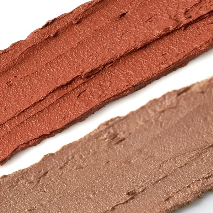 Axiology Multi Stick Crayons For Eyes, Lips, Cheeks Balmies Duo Gift Set Creamy Buildable Lightweight Moisturizing Blush Face Sticks Contour & Highlight All Day Wear Face Makeup (Cinnamon & Champagne)-Velvo Beauty