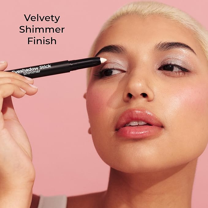 MCoBeauty Eyeshadow Stick, Shimmer, Pearl, Highly Pigmented, Built-in Sharpener, Vegan, Cruelty Free Cosmetics-Velvo Beauty