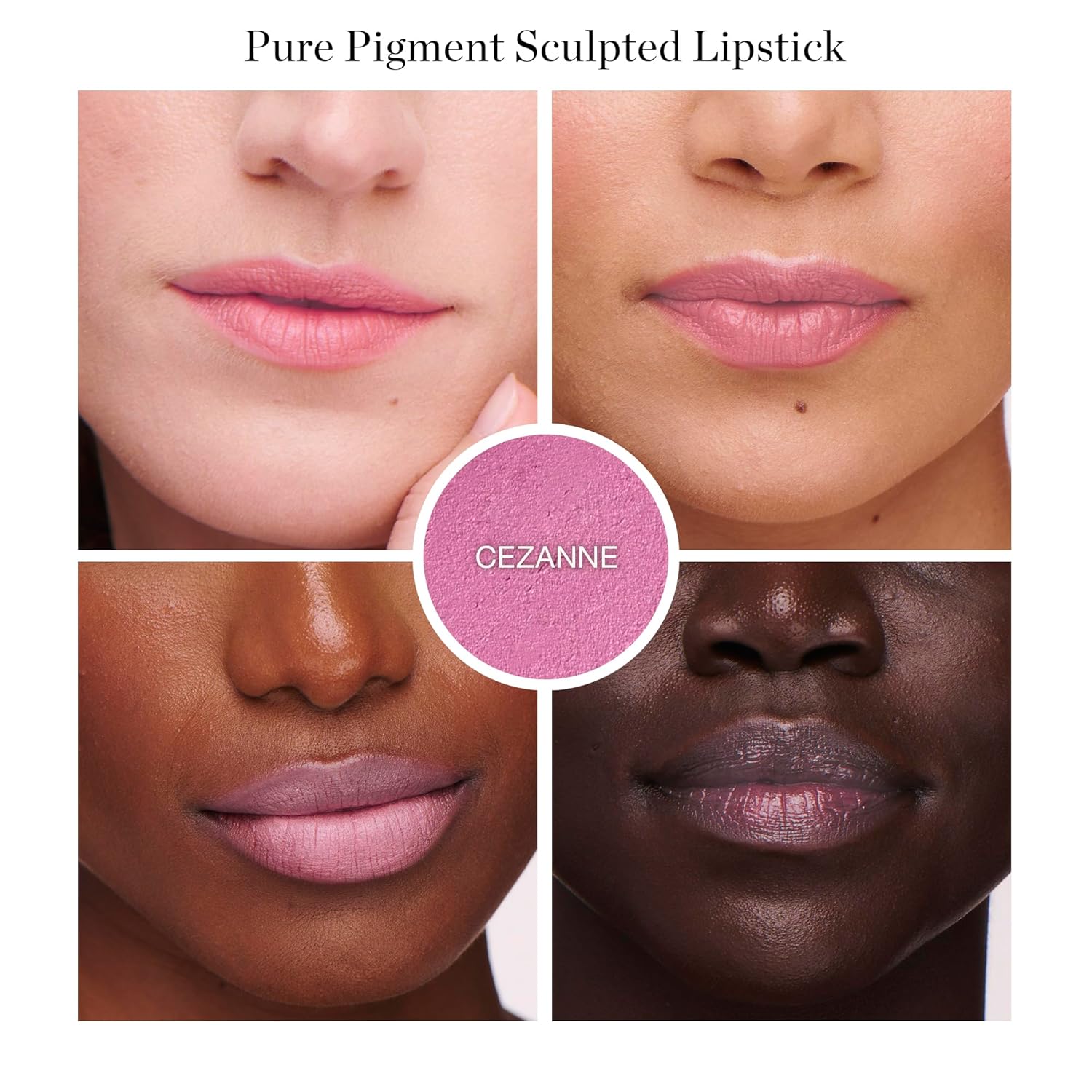 Ogee Full Bloom Sculpted Lipstick (Cezanne - Cool Pink) - Long Lasting Organic Lipstick with Jojoba Oil & Micro Hyaluronic Acid - 70% Organic Ingredients & Made in USA-Velvo Beauty