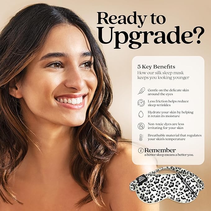 Pure Silk Sleep Mask [100% 6A Mulberry Silk, 22 Momme] Light Blocking Travel Essentials. Eye Masks for Sleeping. Black Oeko-Tex Blindfold. Eye Covers for Men & Women-Velvo Beauty