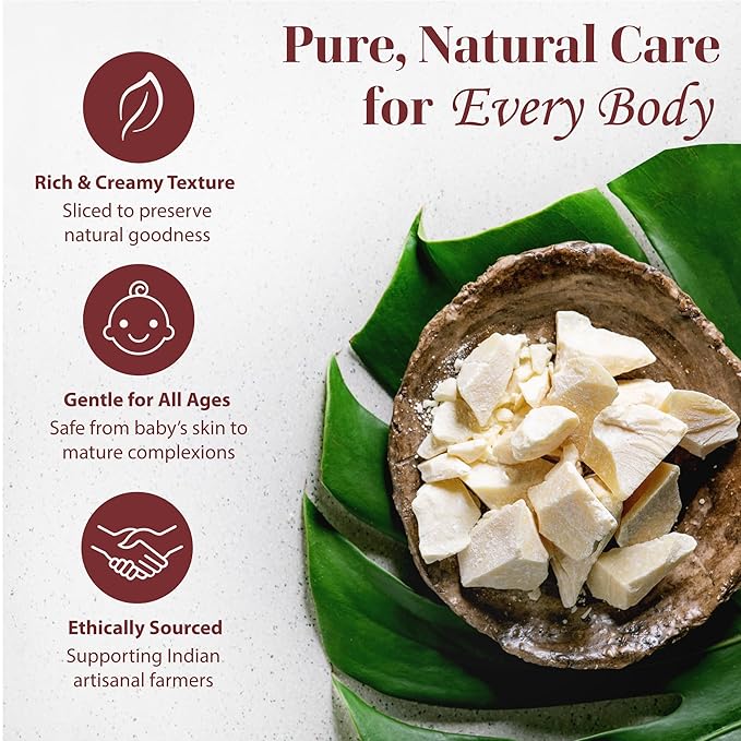 era of nature Kokum Butter Raw - 32 oz (2lb) – Natural Butter for Body Butters, Lotion Bars, Lip Balm, Soap Making – Blends Well with Shea or Cocoa Butter – For Stretch Marks, Scars, Pregnancy Care-Velvo Beauty