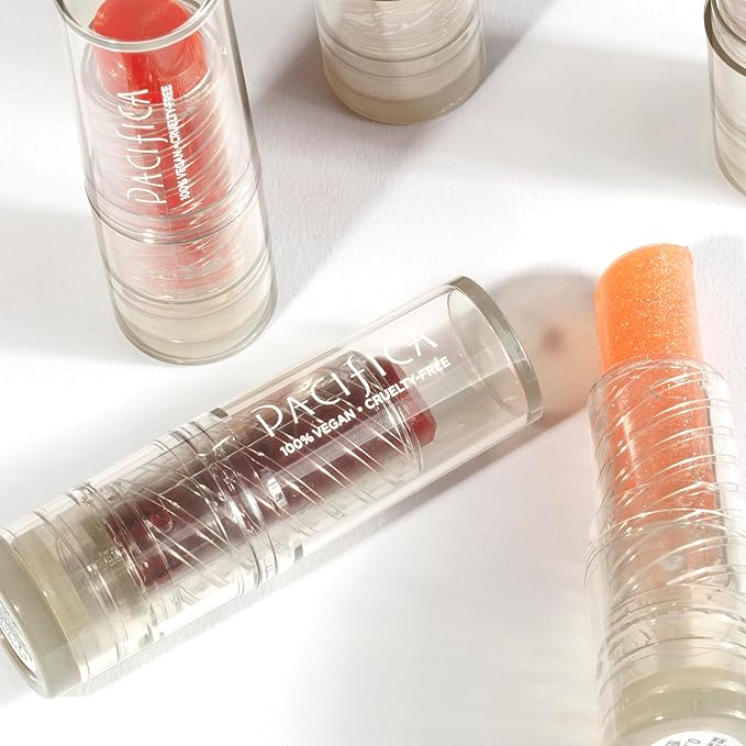 Pacifica Glow Stick Lip Oil - Crimson Crush Women 0.14 oz-Velvo Beauty