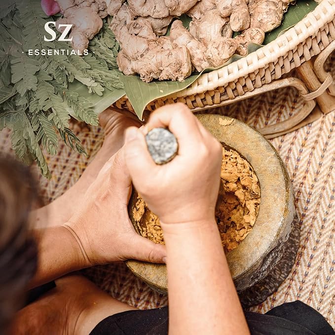 Ashwagandha Essential Oil, 100% Pure and Natural - Undiluted, Steam Distilled from Withania Somnifera - Woody & Earthy Scent with Nutty Overtones - Therapeutic Grade & Vegan - 0.17oz-Velvo Beauty