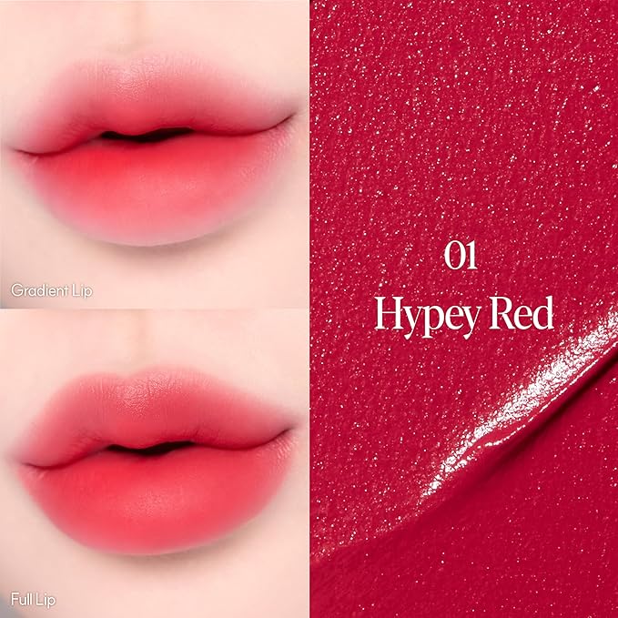 Espoir Couture Lip Tint Fitting Blur #1 Hypey Red 0.14oz | Soft and Creamy Color for Blurry Lip Look | Smudge-Proof Fixing Lip Stain | Lightweight and Comfortable Matte Finish-Velvo Beauty