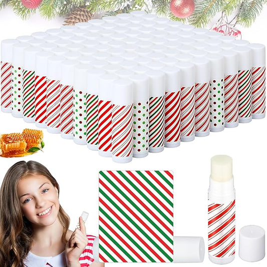Dunzy 100 Pack Hello Fall Thanksgiving Party Gifts Bulk Lip Balms Favors Employee Appreciation Gifts Thank You Gifts Team Inspirational Gifts for Women Men Coworkers Satff Teachers(Stripes)-Velvo Beauty