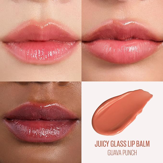 Kaja Juicy Glass Lip Balm | Plumping, Hydrating, Korean Lip Balm, Moisturizing Lip Care, 24hrs Long-lasting Hydration, Nourishing Lip Care | Guava Punch, 0.15 oz.-Velvo Beauty