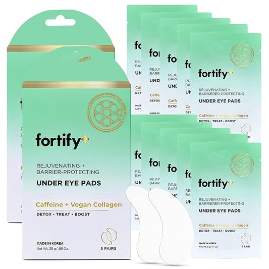 Under Eye Patches For Puffy Eyes and Dark Circles - Caffeine, Collagen & Zeolite - 3-in-1: Detox, Treat, Boost - Dermatologist Tested, Anti-Aging, Anti wrinkle Patches- 10 Pairs-Velvo Beauty