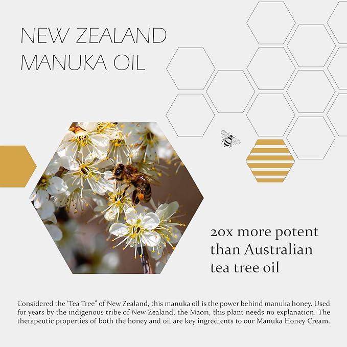 BALM OF GILEAD Manuka Eczema Honey Cream - Moisturizer for Sensitive Skin, Eczema, Psoriasis & Dermatitis - Manuka Honey Ointment, Grassfed Tallow-Velvo Beauty