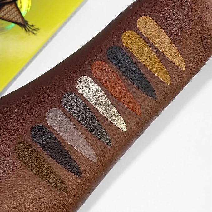 Juvia's Place Palette The Nomad - Marigold, Shimmering Honey, Deep Merlot, Shades of 9, Deep Merlot, Pigmented Makeup Palette Eye Color & Shine-Velvo Beauty