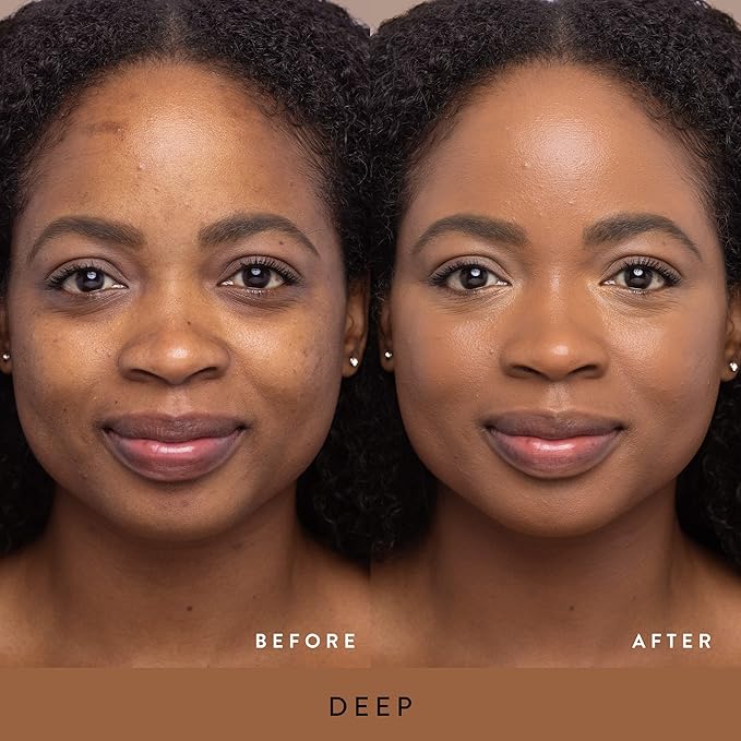 LAURA GELLER NEW YORK Double Take Liquid Foundation | Medium to Full Coverage, Natural Matte Finish, Deep-Velvo Beauty