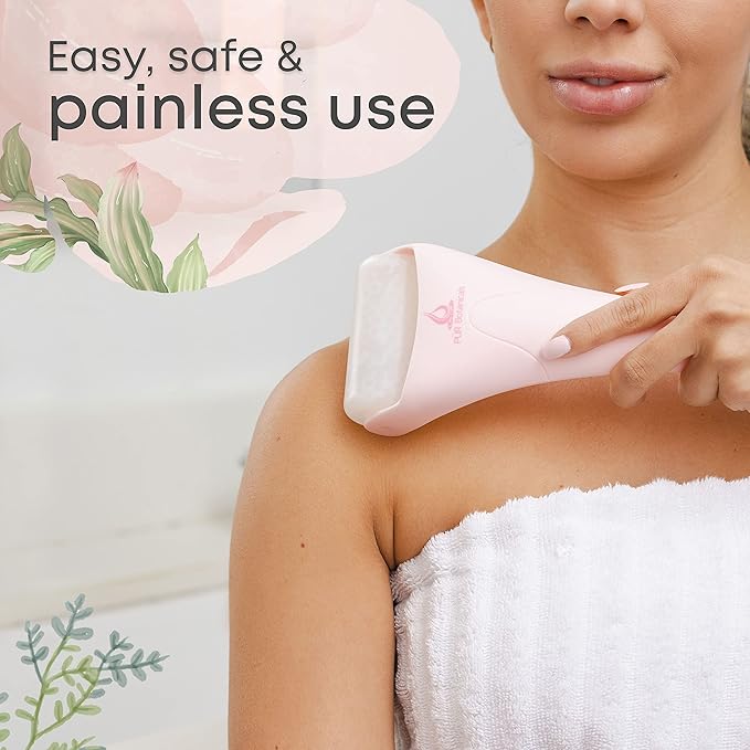 Derma Roller & Ice Roller 2 in 1 for Beard Hair Skin Face 540 Titanium.25mm - Self Care Gifts Facial Skin Care Tools…-Velvo Beauty