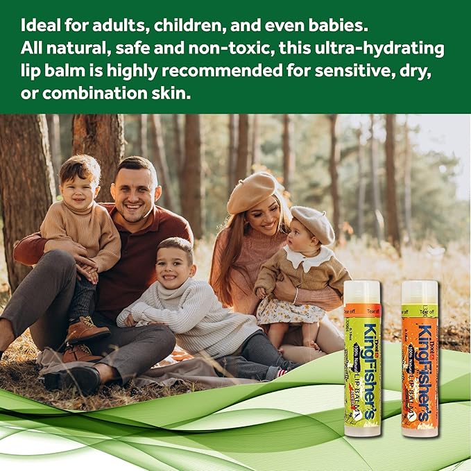 Lip Balm, 100% Natural Moisturizing Lip Balm, Ultra Hydrating Lip Care, Original Noni Oil & Virgin Coconut Oil (Pack of 2) (1 Sweet Orange and 1 Mint)-Velvo Beauty