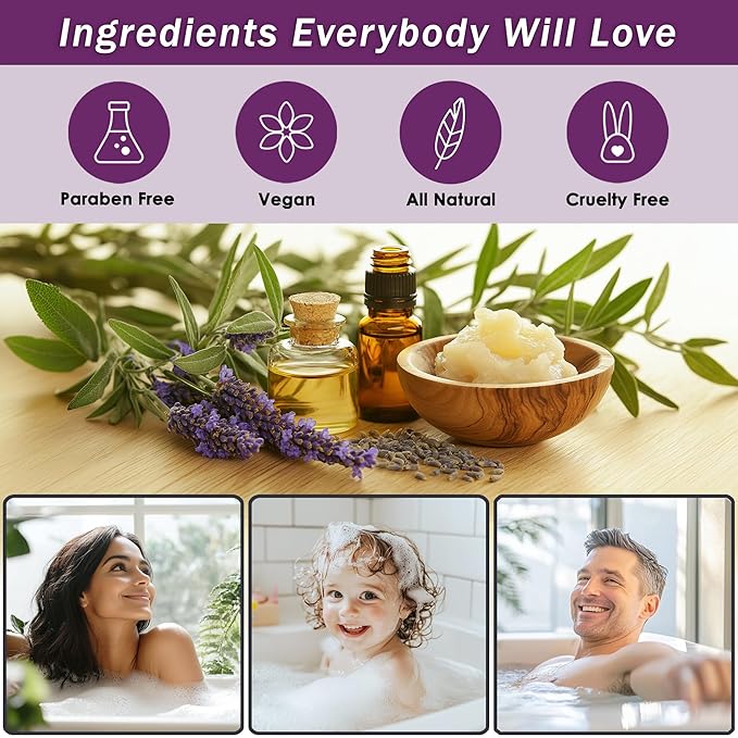 Spa Gift Baskets For Women - Luxury Bath Set With Lavender & Tea Tree Oil - Spa Kit Includes Body Wash, Bubble Bath, Lotion, Bath Salts, Body Scrub, Body Spray, Shower Puff, and Towel-Velvo Beauty