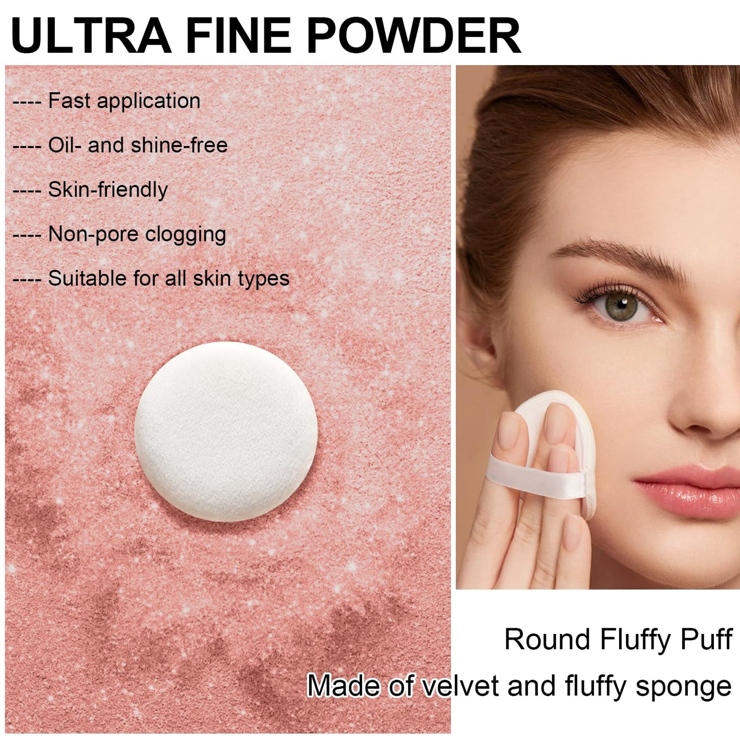 Mineral Powder Blush, SPF 35, Sunscreen Shimmer Loose Mineral Blush, Natural Face Glow Powder, Buildable Coverage for Healthy-looking Color (#07 Shine Rose BlushMakeup)-Velvo Beauty