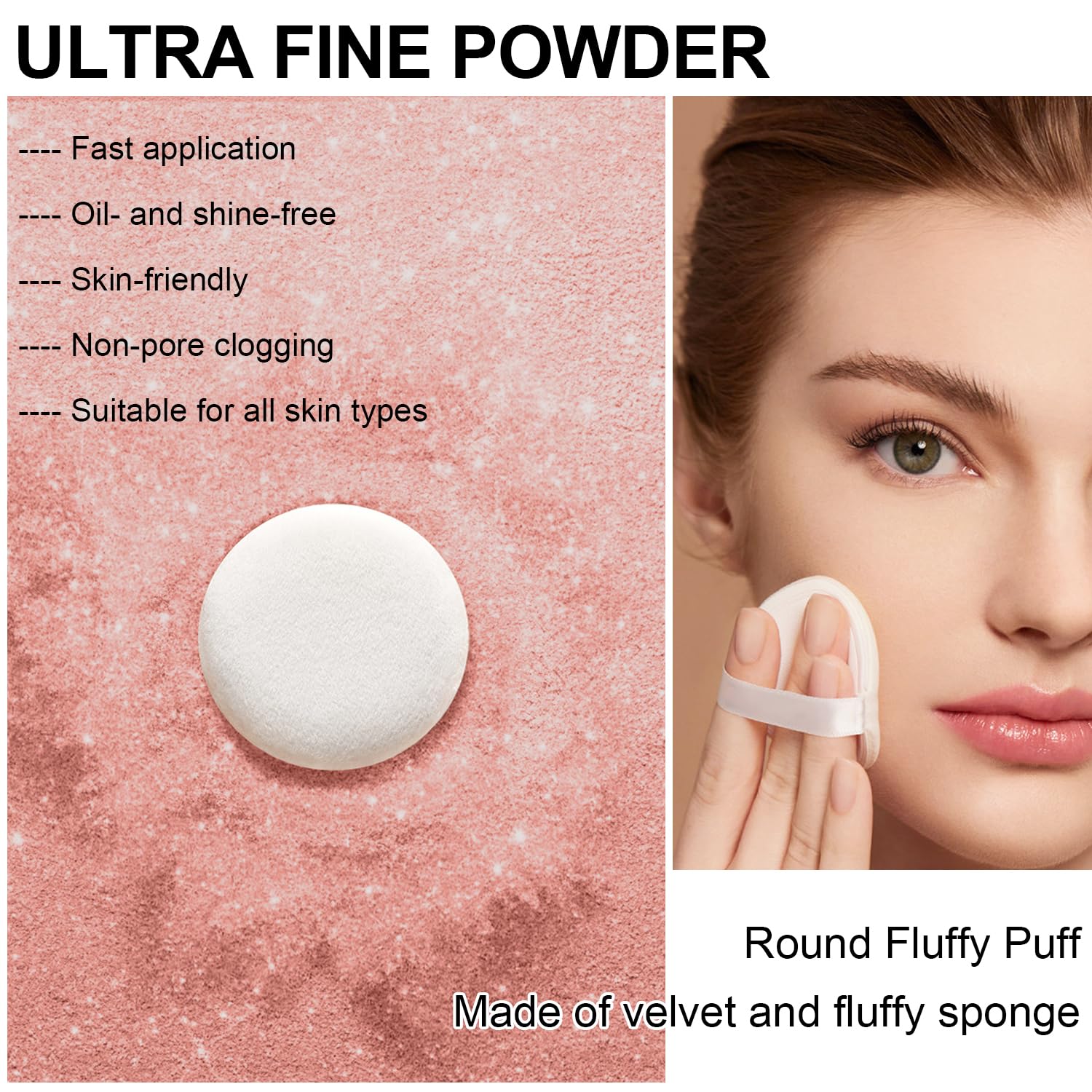 Mineral Powder Blush, SPF 35, Sunscreen Shimmer Loose Mineral Blush, Natural Face Glow Powder, Buildable Coverage for Healthy-looking Color (#07 Shine Rose BlushMakeup)-Velvo Beauty