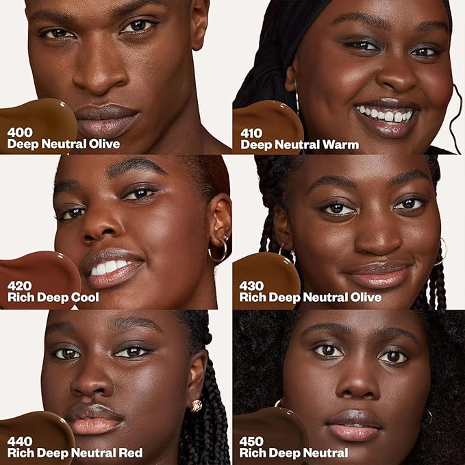 Kosas Revealer Skin-Improving Foundation with SPF 25 Protection - Hydrate, Brighten, Soothe, Plump, Protect Skin - Smoothing Texture, Natural Finish and Clean Formula - Rich Deep Cool 420-Velvo Beauty