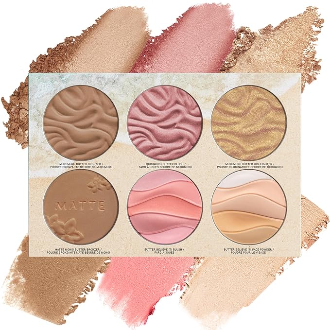 Physicians Formula Butter Dream Team Palette Makeup Gift Set, Bronzer, Blush, Face Powder, Dermatologist Approved-Velvo Beauty