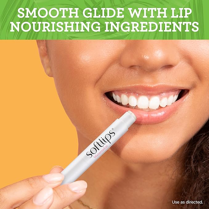 Softlips Spring Tropical Lip Balms 3-Pack - Hydrating Lip Care Set with Watermelon, Tropical Coconut, and Peach Passion Flavors-Velvo Beauty