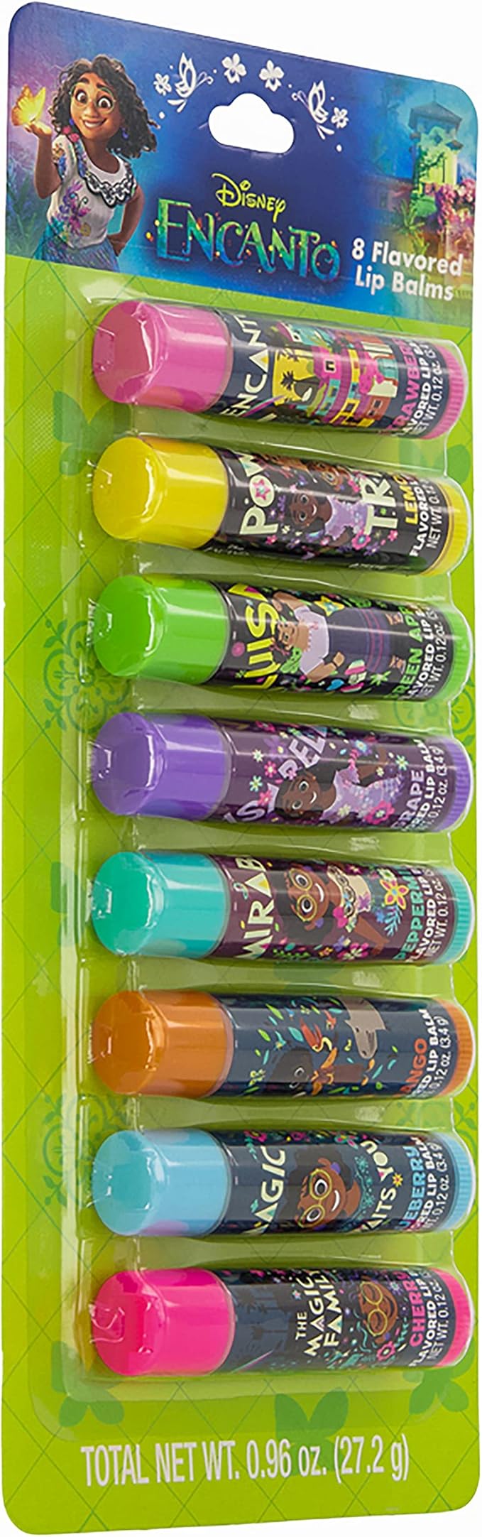 Encanto 8 Pack Lip Balm, 8.0 Fl Oz-Velvo Beauty