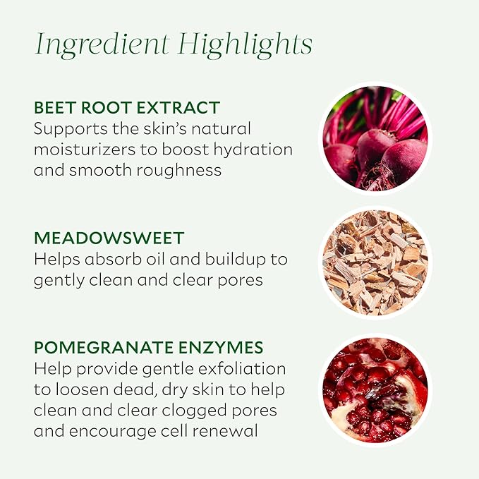 Tata Harper Resurfacing Mask, Instant Glow Face Mask, Gentle Exfoliating Face Mask, Enzyme Mask, Natural Skincare, 30ml-Velvo Beauty