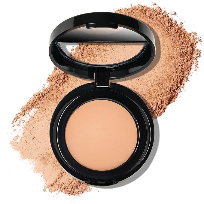 LAURA GELLER NEW YORK Baked Blurring + Setting Powder, Translucent Makeup Setting Powder For Soft-Focus Finish, Minimize Fine Lines and Pores, Light/Medium-Velvo Beauty