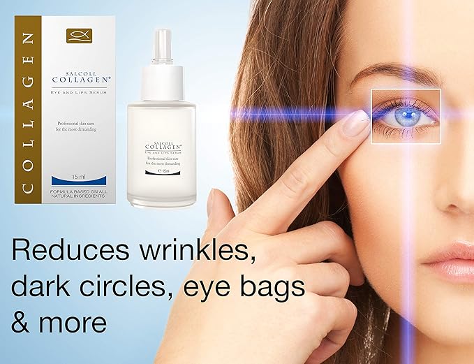Anti-Aging Eye & Lip Serum - Anti-Wrinkle, Hypoallergenic Face Treatment For Women & Men, Reduces Eye Bags, Dull Skin, Dark Circles, 15 ml-Velvo Beauty