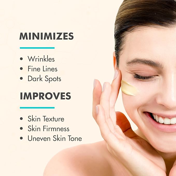 Ebanel Retinol Cream for Face 3.5 oz, Moisturizer with Collagen, Peptides, Ceramides, Hyaluronic Acid, Vitamin C & B5, Firming Anti Aging Face Cream for Wrinkles, Fine Lines, Dark Spots, Day & Night-Velvo Beauty