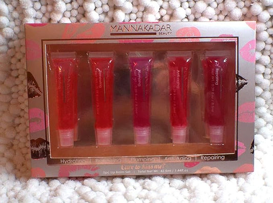 Manna Kadar Care to Kiss me? Lip Balm Set 1.44 fl oz,-Velvo Beauty