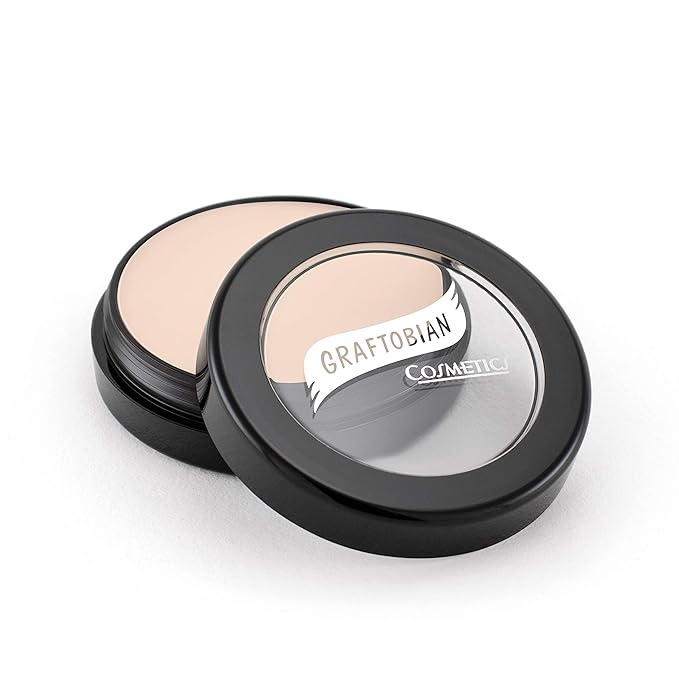 Graftobian HD Glamour Crème Foundation 1/2oz, Weightless Full Coverage Makeup, 65 Inclusive Shades, For All Skin Types, Natural or Full-Glam Looks, For Professionals and Beginners, Lady Fair-Velvo Beauty