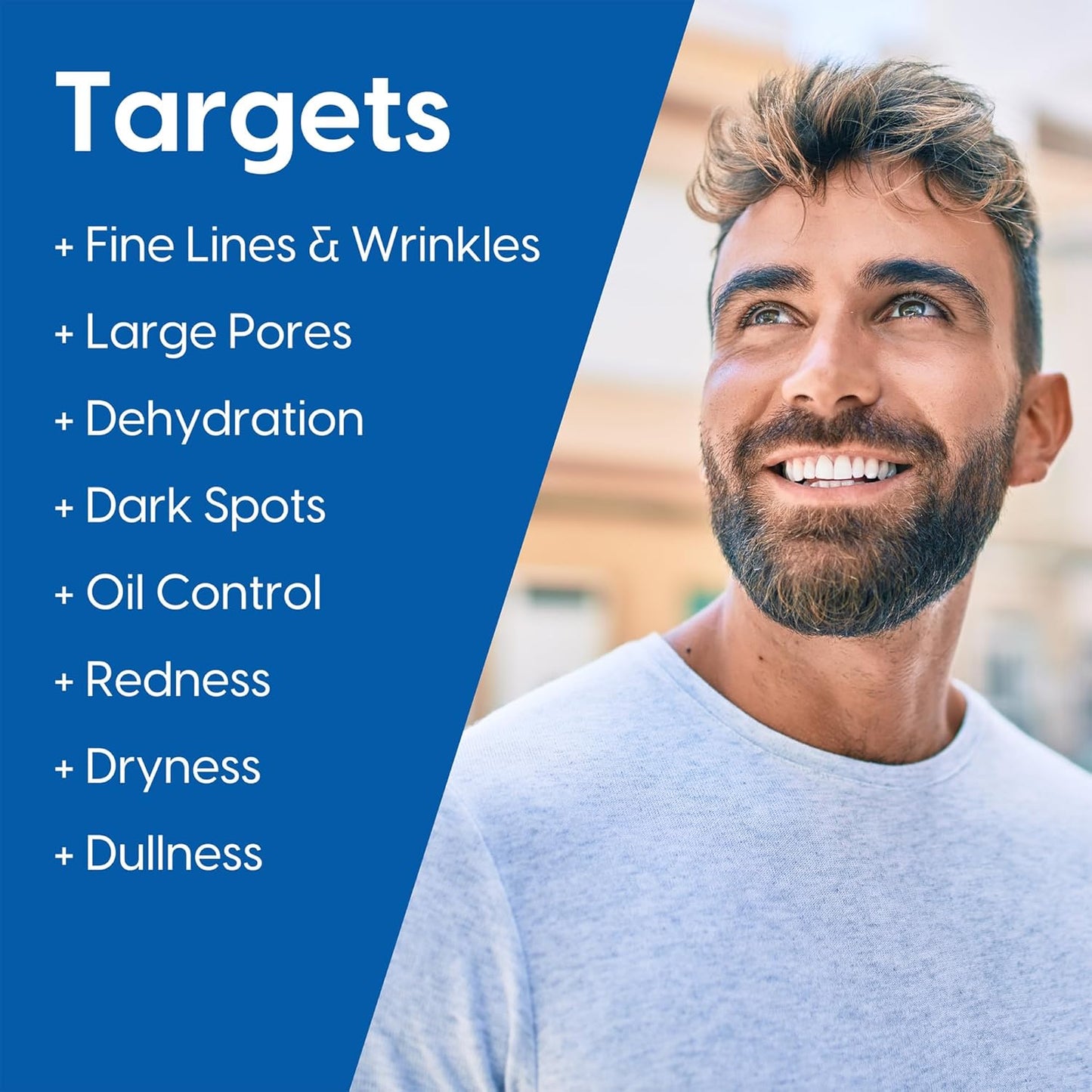 Strive Mens Face Moisturizer, Dark Circle Brightening, Anti Aging Mens Face Lotion with 4% Niacinamide+, Hyaluronic Acid & Ceramides, Hydrating Fragrance Free Skin Care Face Cream - 1.7 fl oz.-Velvo Beauty