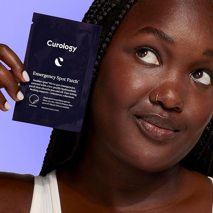 Curology Emergency Spot Pimple Patches for Face, Hydrocolloid Pimple Patches Fast-Acting, 40 Count-Velvo Beauty