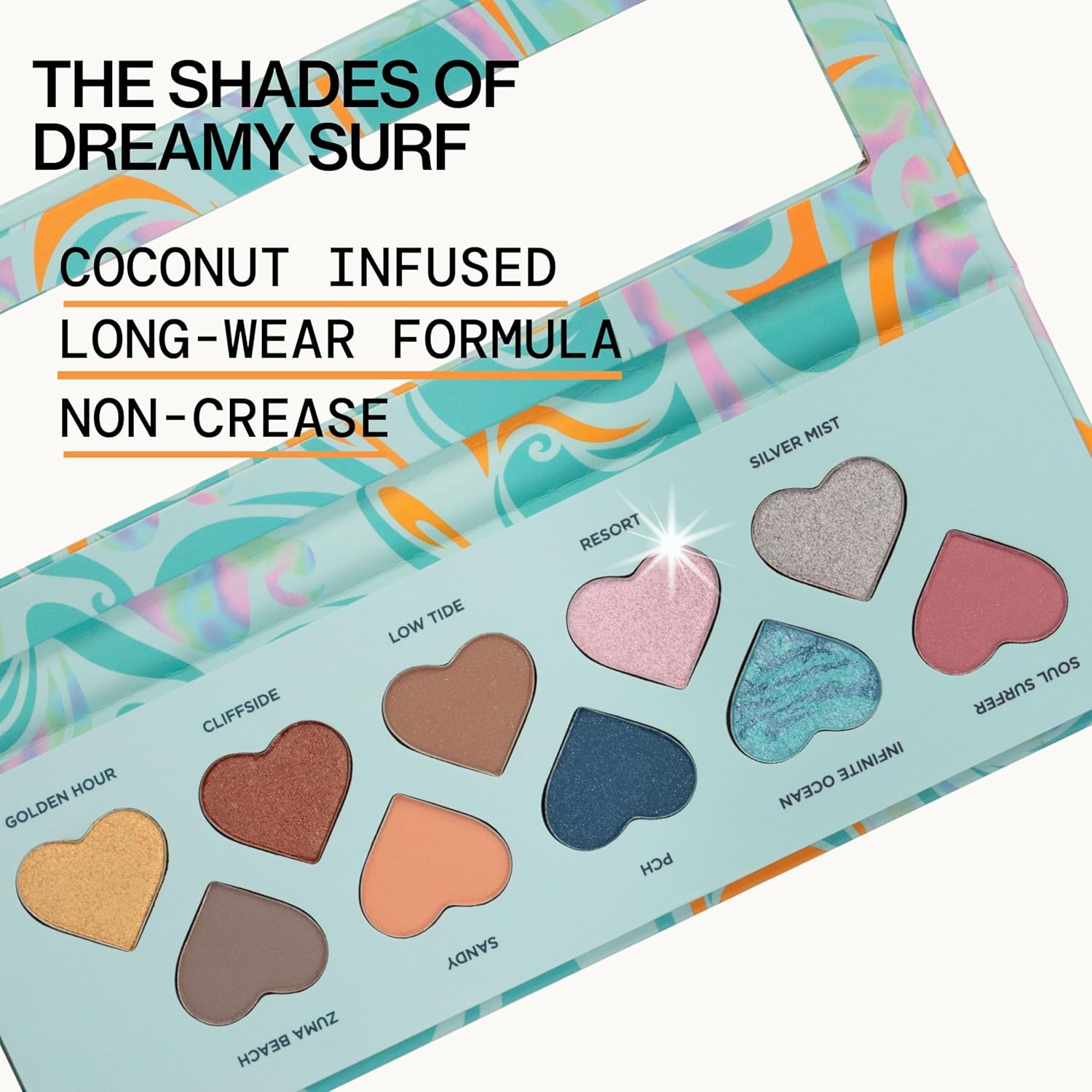 Pacifica Eyeshadow Palette – Malibu Mineral Eyeshadow, Blendable Neutral Shades with Velvet Matte, Shimmer & Metallic, Cocoa Butter Infused, Talc-Free, Vegan & Cruelty-Free, 0.24 oz (10 Shades)-Velvo Beauty