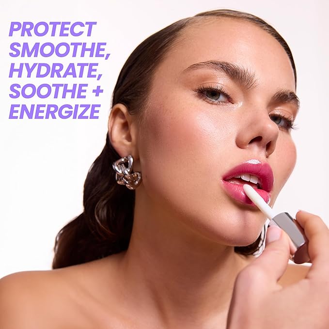 Wonderskin Lip Oil Rehab Serum - Color Changing Lip Oil from Clear to Pink - PH-activated, Non-sticky & Hydrating Tinted Serum for Dry Lips (Kissed)-Velvo Beauty