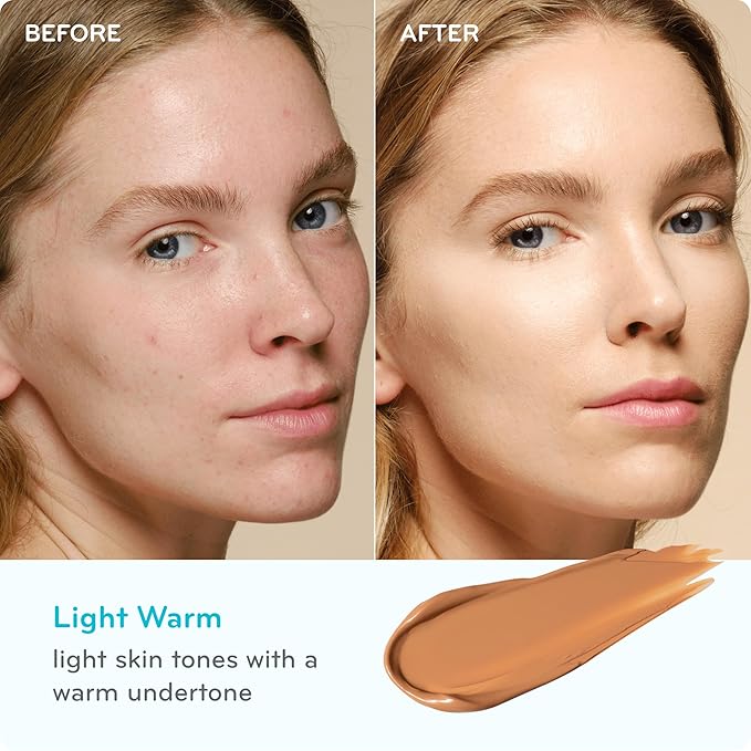 pūrlisse Ageless Glow Serum BB Cream SPF 40 - Glow BB Cream with SPF Enriched with Bakuchiol & Vitamin C to Help Improve Firmness & Reduce Wrinkles for Dewy Skin - Light Warm (1.4 oz)-Velvo Beauty