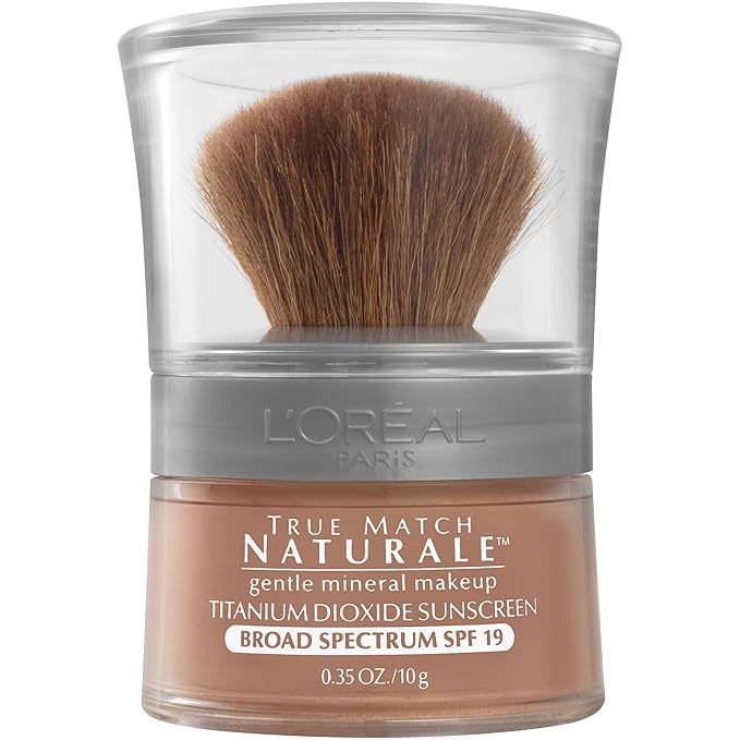 L’Oréal Paris True Match Loose Powder Mineral Foundation Makeup, Soft Sable, 0.35 oz.-Velvo Beauty