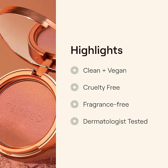Live Tinted Huebeam Gradient Blushing Bronzer - Lightweight, Highly-Pigmented, Buildable & Blendable - Sunkissed, Glowy, Even Toned Skin Face Blush and Bronzer - Sonoran Sunrise-Velvo Beauty