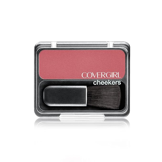 COVERGIRL Cheekers Blendable Powder Blush Rock 'n Rose, .12 oz (packaging may vary), 1 Count (Pack of 2)-Velvo Beauty