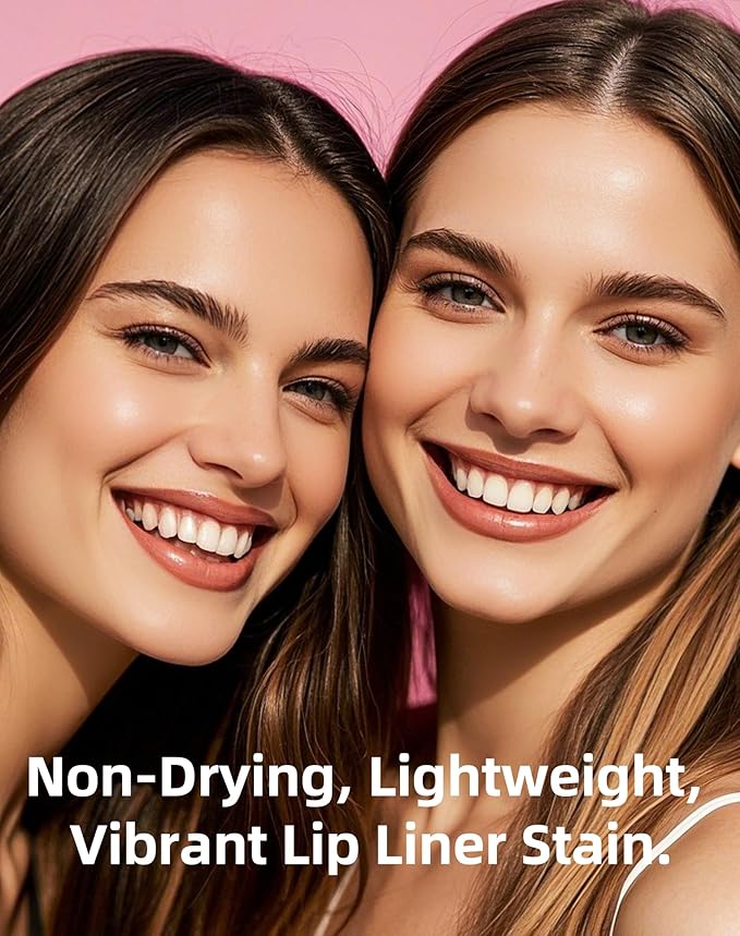 KIMUSE Lip Stain Peel Off, Peel Off Lip Liner Stain with Tweezer, Long Lasting, Waterproof, Transfer Proof Lipstains Color, Smudge-Free, Easy Removal, Matte Finish-Velvo Beauty