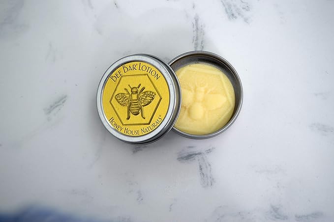 Bee Bar Honey House Naturals Duo – Vanilla - Small 6 Ounce and Large 2 Ounce– All Natural Ultra Moisturizing Lotion Bar Infused with Essential Oils and Butters – Made in USA-Velvo Beauty