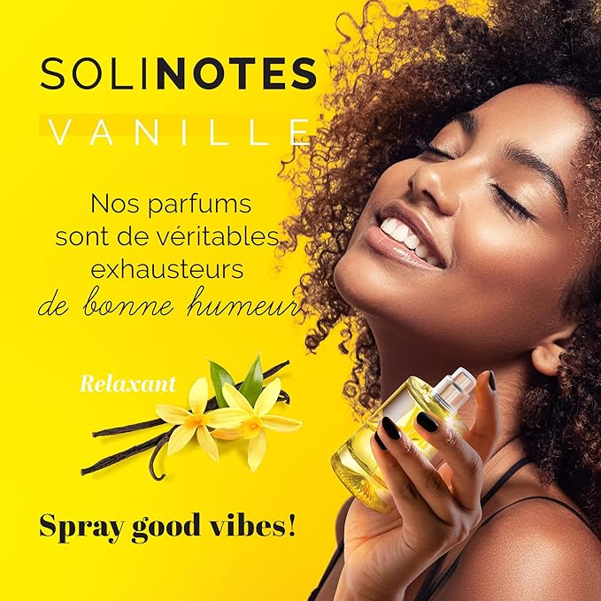 SOLINOTES Vanilla Perfume for Women - Eau De Parfum | Delicate Floral and Soothing Scent - Made in France - Vegan - 1.7 fl.oz-Velvo Beauty