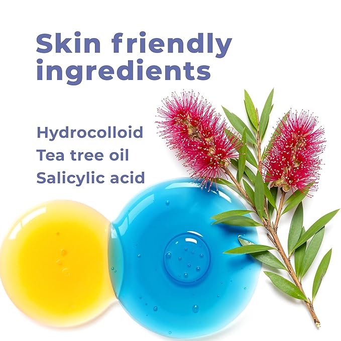 Salicylic Pimple Patches (120 Pack), Salicylic Acid Acne Patches with Tea Tree Oil - Zit Patch and Pimple Stickers for Face for Skin Care - Salicylic Acid Acne Dots (Packaging May Vary)-Velvo Beauty