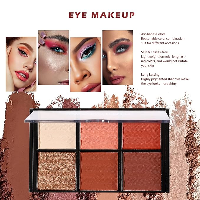 All in One Makeup Kit for Teens, 106 Pcs Professional Makeup Kit for Women Full Kit, Include Eyeshadow Palette, Lipstick Set, Concealer, Foundation, Lipgloss, Makeup Brush(Red)-Velvo Beauty