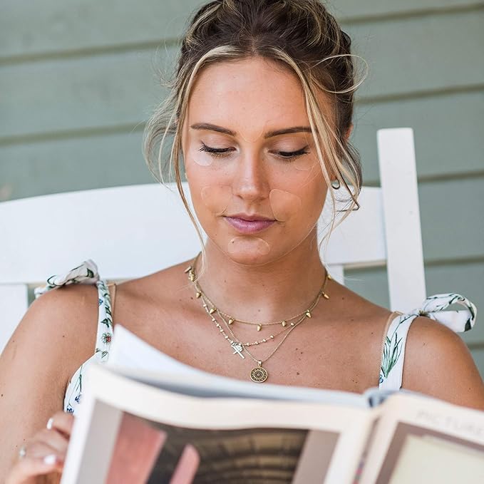 Toute Nuit Wrinkle Patches – Trial Pack – Face Tape for Forehead, Eyes & Mouth – Hypoallergenic Anti Wrinkle Patches – 54 Count, Made in USA-Velvo Beauty