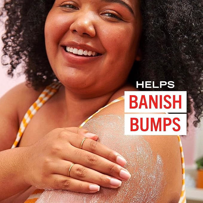 First Aid Beauty KP Bump Eraser Body Scrub Exfoliant for Keratosis Pilaris with 10% AHA – 8 oz + Bonus 1 oz Travel Size Tube-Velvo Beauty