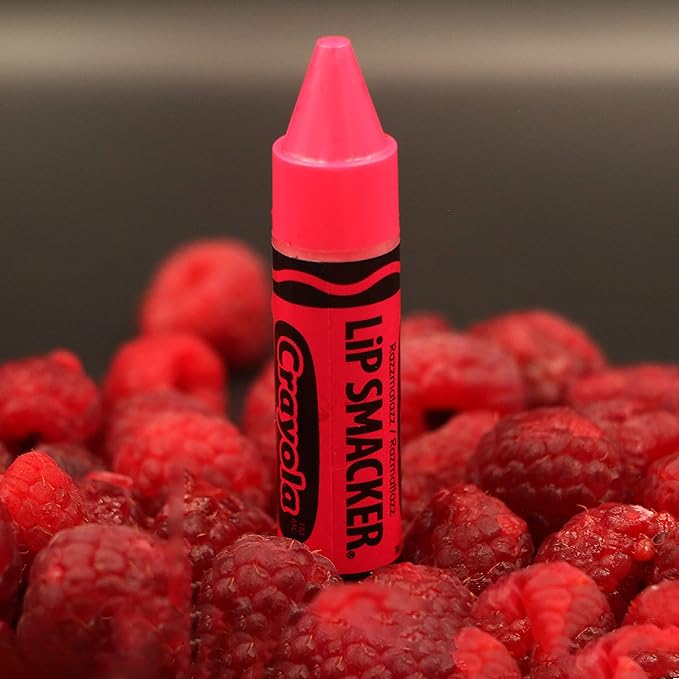 Lip Smacker Crayola Lip Balm Party Pack 8 Count, Cotton Candy, Orange, Sherbert, Watermelon, Berry, Apple, Banana-Velvo Beauty