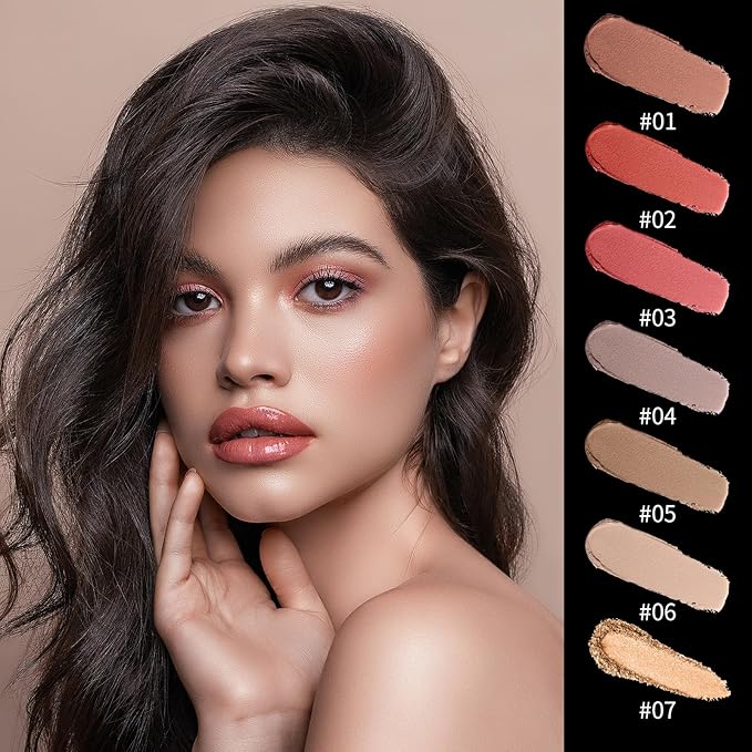 3Pcs Cream Contour Sticks Kit, Face Contouring Pen with Highlighter Stick, Blush Stick and Bronzer Contour Stick for Sculpt the Face, Create a Long Lasting, Matte or Dewy Finish (06)-Velvo Beauty