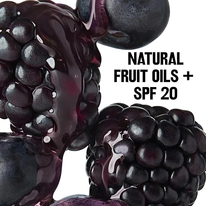 Revlon Lip Balm, Kiss Tinted Lip Balm, Face Makeup with Lasting Hydration, SPF 20, Infused with Natural Fruit Oils, 035 Berry Burst, 0.09 Oz-Velvo Beauty